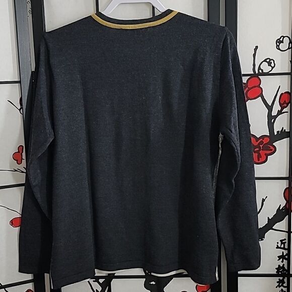 Aldo Colombo 100% Merino Wool Button Front Cardigan - Picture 7 of 7